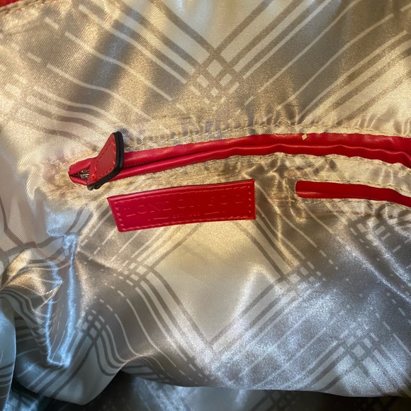 London Fog  Leather & Tweed Handbag - Picture 8 of 8